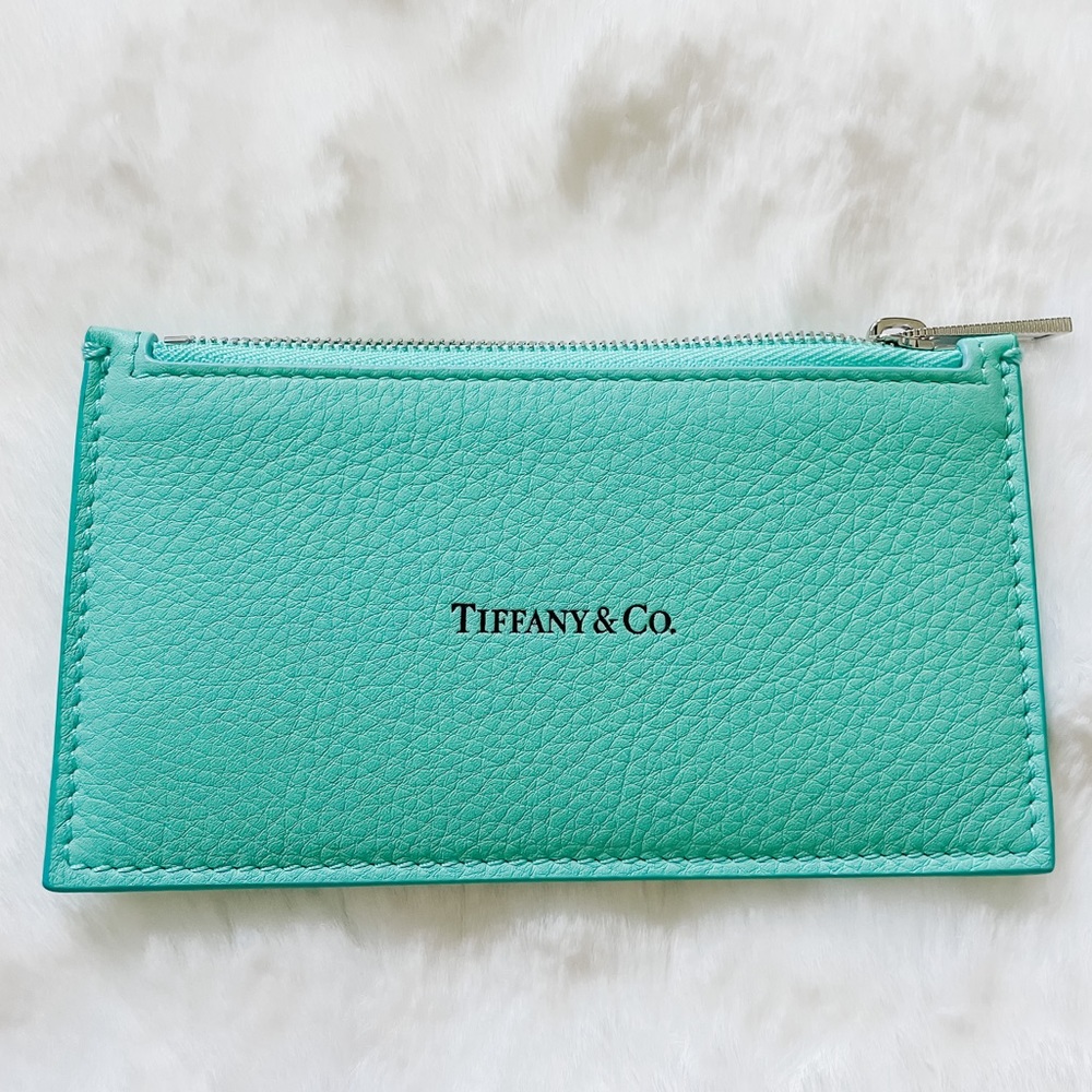 Tiffany and Co Vertical Zip Card holder